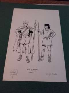 Taymans, André / Martin, Jacques | original drawing  - â€œAlix et Enakâ€ | Catawiki