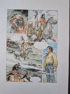 Serpieri, Paolo Eleuteri - 1 Original page - Tex - L’Eroe e la Leggenda | Catawiki