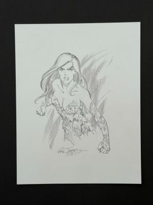 Dan Jurgens - 1 Original drawing - Poison Ivy | Catawiki