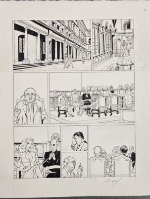 Renaud - 1 Original page - Harry Dickson T11 - Le Messager des ieux - 2016 | Catawiki