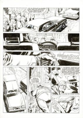 Mitton, Jean-Yves - 1 Original page - De Silence et de Sang T10 - Dans le courant sans fin - 1996 | Catawiki