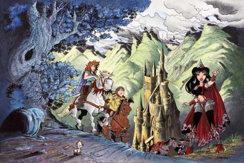 Luguy - Lot 544 - Percevan, illustration Ã  l‘encre de Chine et Ã …