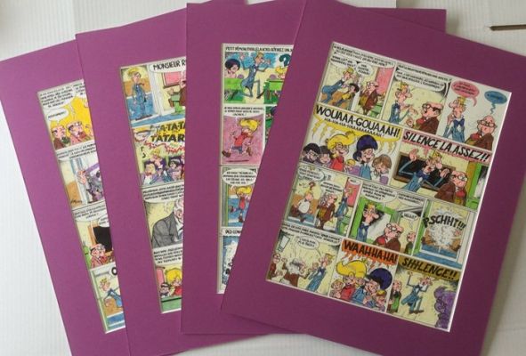 Devos, Jacques - 4 Page couleur originale (Histoire complète) - Génial Olivier - E.T./l‘Excès devient banal...ité - 1982