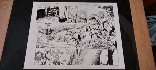 Butch Guice / Mike Perkins - 1 Original page - Ruse van Crossgen - Ruse - 2002 | Catawiki