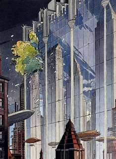 Schuiten - LA CITE ET LA VEGETATION