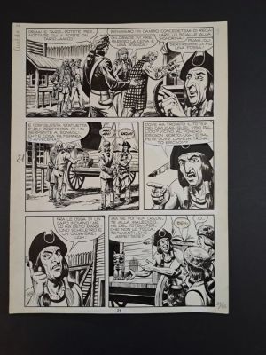 EsseGesse - 1 Original page - Il Comandante Mark: Il Totem dei Cayugas | Catawiki