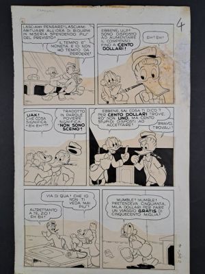 Capitanio, Luciano; Martina, Guido - 1 Original page - Paperino e la Corsa di Locomotive | Catawiki