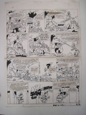 Peter de Smet - 1 Original page - De Generaal - De Overval pagina 4 (slot) - 1972 | Catawiki