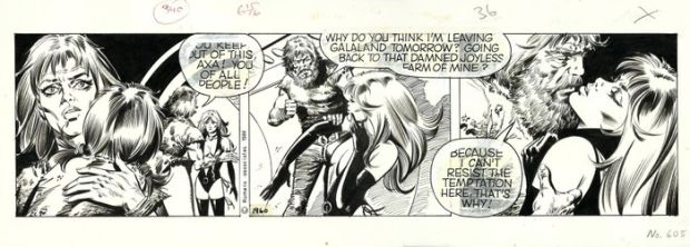 Romero, Enric Badia - 1 Original page - Axa - strip #1960 - The escapist - 1984 | Catawiki