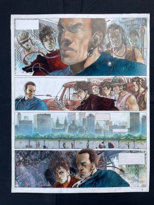 Massimiliano Frezzato - 1 Original colour page - Margot queen of the night - Margot queen of the night - 1992 | Catawiki