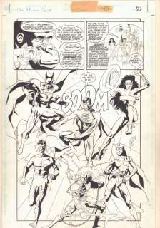 Dusty Abell, Jim Royal - Dc One Million 80-Page Giant #1,000,000 P.71 - ‘Crisis One Million‘ - Justice Legion a Team Splash End Page - 1999