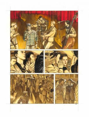 Christophe Dubois | Planche originale n°39 - Rockabilly | Daniel Maghen