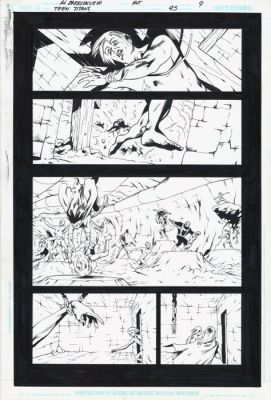 Al Barrionuevo - 1 Original page - Teen Titans