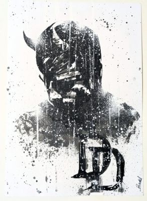 Fabio Punk Baldolini - 1 Original colour drawing - Daredevil | Catawiki