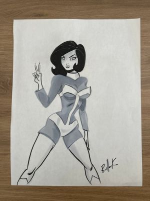Dave Bullock - 1 Original drawing - Dr. Mrs. The Monarch