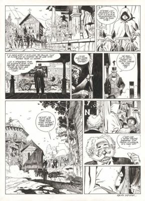 Ralph Meyer | Planche originale n°17 - Le Monde selon Oz - Undertaker | Daniel Maghen