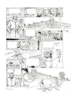 Ersel - 1 Original page - Les Pionniers du Nouveau Monde - T18 Le grand rendez-vous - 2011 | Catawiki