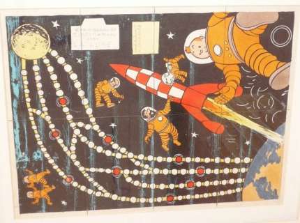 Herge Georges Remi Dit (1907 - 1983) | ON A MARCHE SUR LA LUNE | Artcurial