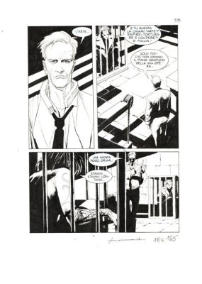 Roi, Corrado - 1 Original page - Nathan Never Gigante #17 - "I giorni della maschera" - 2014