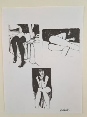 Altuna, Horacio - 1 Original drawing - Girls | Catawiki
