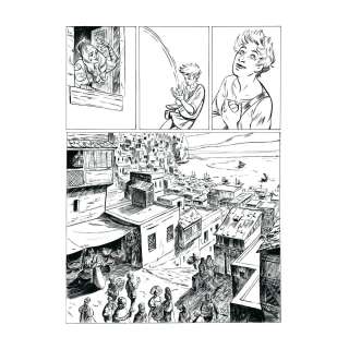 Gaëlle Hersent - Le Boiseleur - Planche originale (p 7)