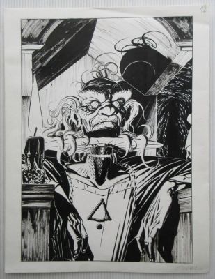 Silvio Cadelo - 1 Original page - Les enfants de Lutéce - tome 1 - page 16 - 2000