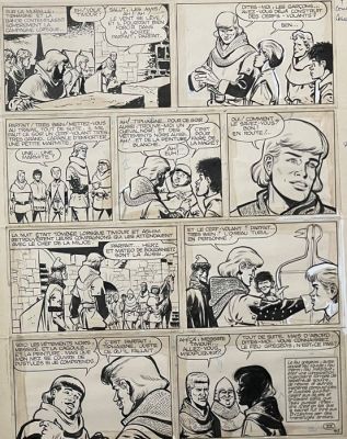 Sirius (Mayeu, Max) - 1 Original page - De Timoers - L’oiseau flamboyant (Tome20) - De vuurvogel -1965 - p 41 - 1965 | Catawiki