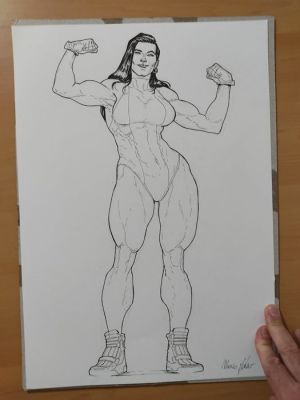 Marco Foderà - 1 Original drawing - SHE HULK - She Hulk | Catawiki