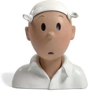 Pigeon | BUSTE DE TINTIN AU MOUCHOIR | Artcurial