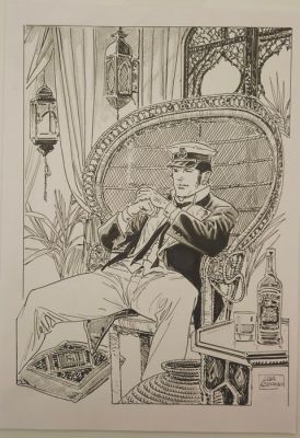 Raimondo, Luca - 1 Original drawing - Corto Maltese - tributo a Hugo Pratt - 2026 | Catawiki