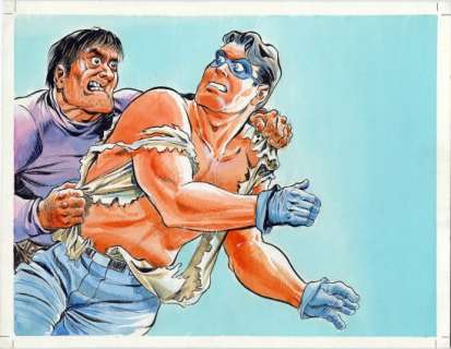 Eisner, Will - SPIRIT MOVIE CONCEPT PAINTING Illustration | ComicConnect