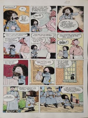 Dimitri - 1 Original colour page - The furious Caleçon | Catawiki