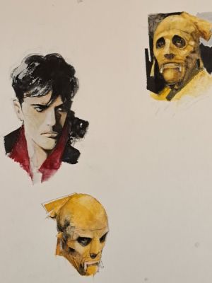 Roi, Corrado - 1 Original colour drawing - Dylan Dog & Ut | Catawiki