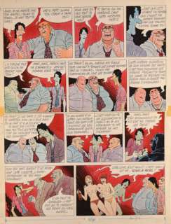 Lauzier, Gérard | LAUZIER, Gérard TRANCHES DE VIE Planche originale Ã  l’encre de chine et | Cornette de St Cyr