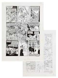 Kerascoët - Lot 417 - Miss pas touche, planche n°27 à l‘encre de…