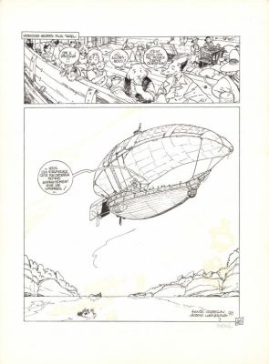 Claire Wendling | Planche originale n°46 - Théo - Les Lumières de l’Amalou | Daniel Maghen