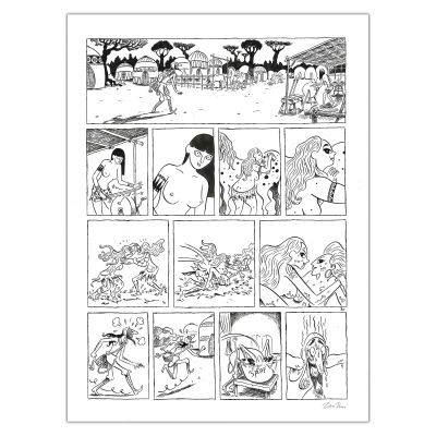 Zanzim | L’île aux femmes - Planche originale 30 | Achetez de l’Art