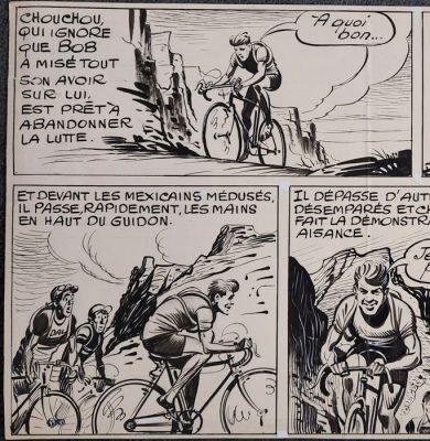 Pellos, René - 1 Original page - Chouchou, roi de la petite reine - Années 50’ | Catawiki