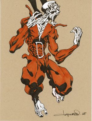 Aaron Lopresti | DEADMAN color sketch | Aaron Lopresti