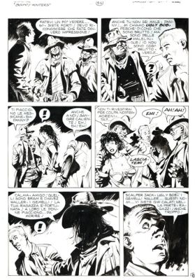 Dotti, Maurizio - 1 Original page - Dampyr #28 - "La banda dei morti viventi" - 2002 | Catawiki