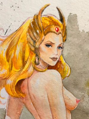 Fang Daniel - 1 Original colour drawing - He-Man and the Masters of the Universe - His Sister - She-Ra - 2026