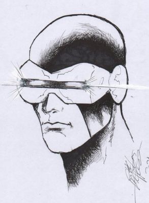 Carlos Pacheco Original drawing - X-Men - Cyclops commission sketch - 2021 | Catawiki