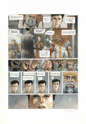 Joël Parnotte | Planche originale n°47 - Cauchon... Ou l’homme qui tua Jeanne d’Arc | Daniel Maghen