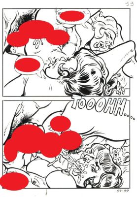 Angiolini, Sandro - 6 Original page - La Poliziotta #59 - 1982 | Catawiki