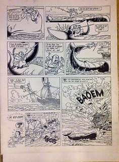 Geerts, Paul / Verhaegen, Marc - Originele pagina  - Suske en Wiske  - De gulden harpoen  - (1992)