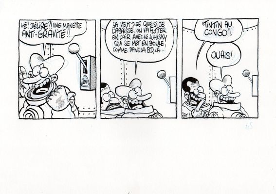 Fabrice Erre | Strip original de l’album "Mars!" | Les dessinateurs