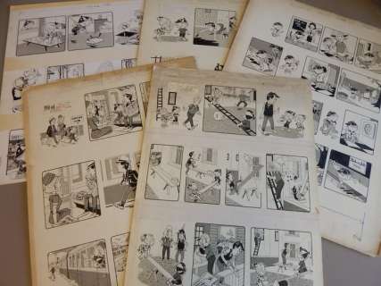 Blake, G. | 5x Original page  - Tommy Trouble | Catawiki