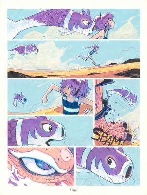 Davide Tosello | Planche originale n°137 - Maison Croa Croa | Daniel Maghen