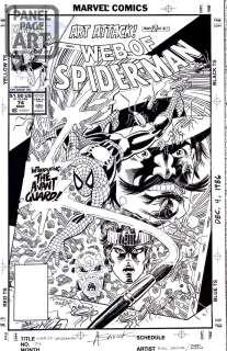 Alex Saviuk - Web of Spider-Man 74 Cover
