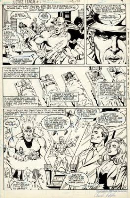 Patton, Chuck - JUSTICE LEAGUE OF AMERICA (1960-87) #220 Interior Page | ComicConnect